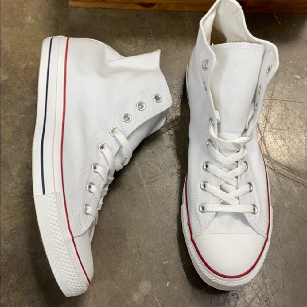 CONVERSE ALL STAR HI TRUE WHITE - Picture 3 of 6